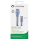 Фото Дата кабель USB 2.0 AM to Lightning 1.0m blue CellularLine (USBDATACFLMFIIPH5B)