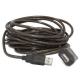 Фото Дата кабель USB2.0, активный, 15 м, черный Cablexpert (UAE-01-15M)