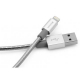 Фото Дата кабель USB 2.0 AM to Lightning 1.0m silver Verbatim (48859)
