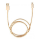 Фото Дата кабель USB 2.0 AM to Lightning 1.0m gold Verbatim (48861)