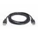 Фото Дата кабель USB 2.0 AM/AF 3.0m Pro black REAL-EL (EL123500029)