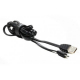 Фото Дата кабель USB 2.0 Micro 5P to AM Cablexpert (CCPB-M-USB-02BK)