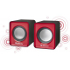 Фото Акустическая система Defender SPK 22 2х2,5W USB red (65502)