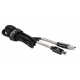Фото Дата кабель USB 2.0 Micro 5P to AM Cablexpert (CCPB-M-USB-06BK)