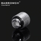 Фото Прямой поворотный адаптер Barrowch G1/4,(папа-мама) серебристый.