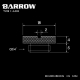 Фото Заглушка Barrow с резьбой G1/4 металлическая серебрянная