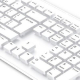 Фото Клавиатура Genius SlimStar 130 White USB Ru
