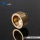Фото Фитинг удлинитель Bykski B-EXJ-7.5 G1/4 папа-мама 7.5мм, золотой