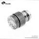 Фото Фитинг-заглушка для шлангов  13x19 мм Bykski B-FS4J,серебристый