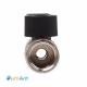 Фото Кран Alphacool 2-way ball valve G1/4 - Хром