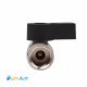 Фото Кран Alphacool 2-way ball valve G1/4 - Хром