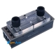 Фото Акриловый водоблок для модулей памяти Alphacool D-RAM Cooler X4 Universal - Plexi Black Nickel