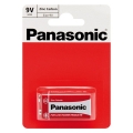 Фото Батарейка Panasonic Red ZINK 6F22 BLI 1 Zink-carbon (6F22REL/1BP)