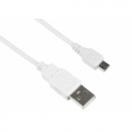 Фото Кабель Kit USB 2.0 AM - microUSB 1 м White (8600USBDATWHKT)