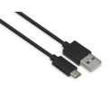 Фото Кабель Kit USB 2.0 AM - microUSB 1 м Black (8600USBDATKT)