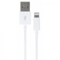 Фото Кабель Kit USB 2.0 AM - Lightning 1 м White (IP5USBDATWHKT)