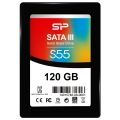 Фото Твердотельный накопитель Silicon Power Slim S55 120GB 2.5" SATAIII TLC (SP120GBSS3S55S25)
