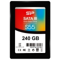 Фото Твердотельный накопитель Silicon Power Slim S55 240GB 2.5" SATAIII TLC (SP240GBSS3S55S25)