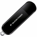 Фото USB Flash Drive 2.0 Silicon Power LuxMini 322 32GB Black (SP032GBUF2322V1K)