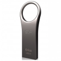 Фото USB Flash Drive Silicon Power Jewel J80 64GB Titanium (SP064GBUF3J80V1T)