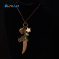 Фото Кулон Веста на кожаном шнуре