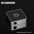 Фото Barrow Brass DDC Pump Top Cover with Decorative Steel Sheet Top Drawing Black (TBJDT10-V1)
