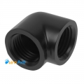 Фото Угловой адаптер 90 градусов Barrow (TDWT90SN-V2) G1/4 черный