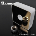 Фото POM DDC Pump Top Cover with Decorative Steel Sheet Top White-Gold (PBJDT10-V1)