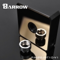 Фото POM DDC Pump Top Cover with Decorative Steel Sheet Top Black-Gold (PBJDT10-V1)
