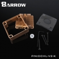 Фото Barrow Special Aluminum Heatsink Top Kit For DDC Pump DCHL-V2 Light Brown