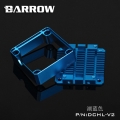Фото Barrow Special Aluminum Heatsink Top Kit For DDC Pump DCHL-V2 Light Blue