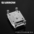 Фото Водоблок на процессор Barrow AMD AM4 Acrylic White (LTYK3AQ-04)