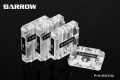 Фото Водоблок для видеокарт Barrow SLI Water Bridge 1 Slot RGB L4-3 Way Trasparent (BSDQ3)