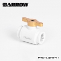 Фото Кран Barrow Mini Valve G1/4 White-Gold (TLQFS-V1)