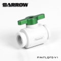Фото Кран Barrow Mini Valve G1/4 белый-зеленый (TLQFS-V1)
