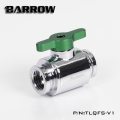 Фото Кран Barrow Mini Valve G1/4 хром-зеленый (TLQFS-V1)