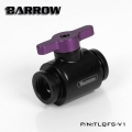 Фото Кран Barrow Mini Valve G1/4 черный-розовый (TLQFS-V1)