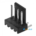 Фото Штекер KF2510-4P (Черный) для пайки на плату