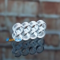 Фото Cable combs 8-pin прозрачный закрытый для кабелей питания видеокарты