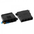 Фото Штекер Molex 4-pin черного цвета