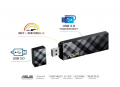 Фото WiFi-адаптер ASUS USB-AC54/B1 802.11ac, 2.4/5 ГГц, AC1200, USB3.0(USB-AC54)