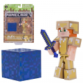 Фото Игровая фигурка Minecraft Alex in Gold Armor серия 4(19970M)