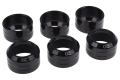 Фото Накидная гайка для моддинга Alphacool Eiszapfen 16 мм HardTube черные 6 шт.