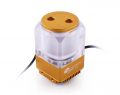 Фото Мини помпа с резервуаром Bykski Mini DDC Pump Reservoir Combo w/ Armor золотая