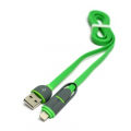 Фото Дата кабель USB 2.0 AM to Lightning + Micro 5P 1.0m PowerPlant (KD00AS1291)