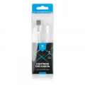 Фото Дата кабель USB 2.0 AM to Lightning 1m flat white Vinga (VRC101WHI)