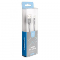 Фото Дата кабель USB 2.0 AM to Micro 5P 1m fabric black Vinga (VRC511BKA)