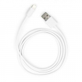 Фото Дата кабель USB 2.0 AM to Lightning PVC 1m white Vinga (VCPDCL1W)