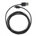 Фото Дата кабель USB 2.0 AM to Micro 5P PVC 1.8m black Vinga (VCPDCM1.8BK)