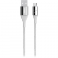 Фото Дата кабель USB 2.0 AM to Micro 5P 1.0m MIXIT DuraTek silver Belkin (F2CU051bt04-SLV)